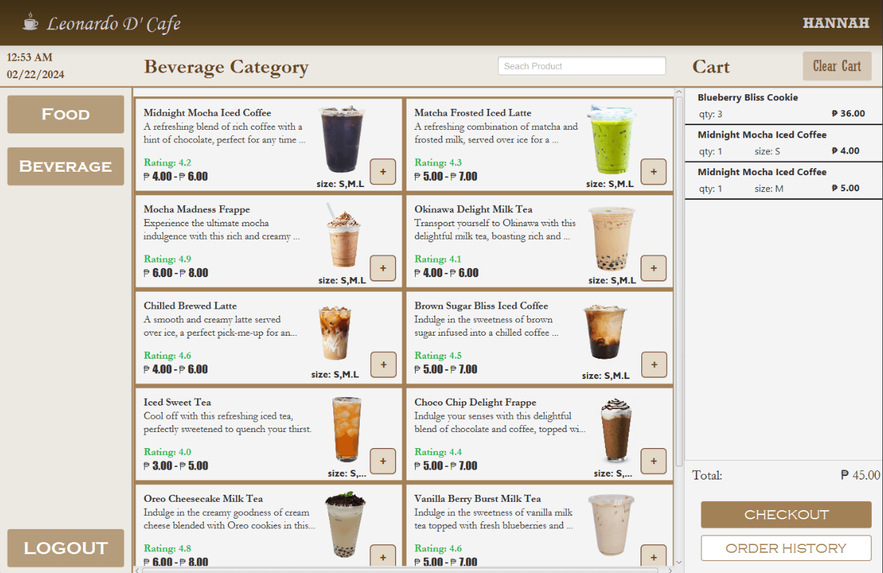 Leonardo Di'Cafe screenshot 3